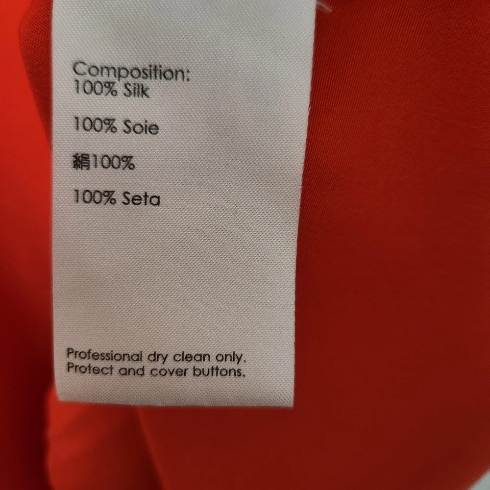 3.1 Phillip Lim | 100% Silk Short Sleeve Shift Mini Dress - Size 6 - Picture 13 of 13